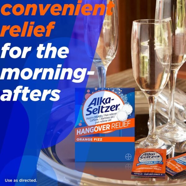 Alka-Seltzer Hangover Relief Tablets, Fast Relief ... - Image 6