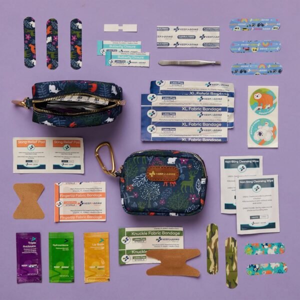 KeepGoing Small Travel First Aid Kit Kids – 60 Pc.... - Image 3