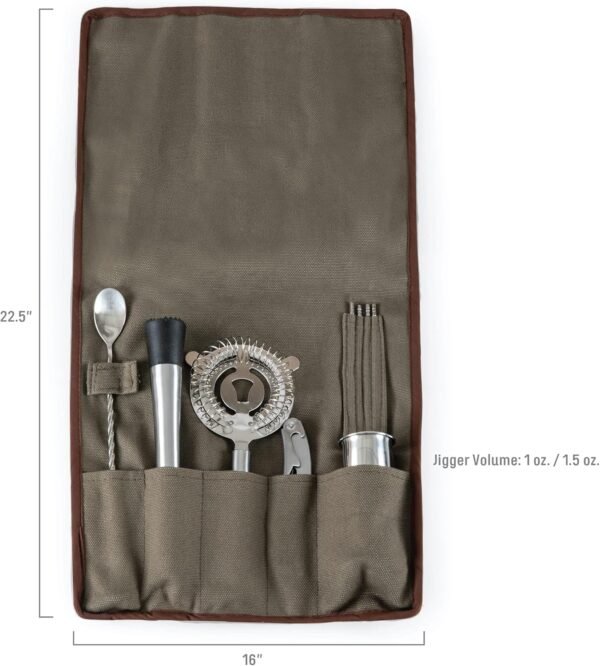 LEGACY - a Picnic Time brand, 10-Piece Bar Tool Ro... - Image 8