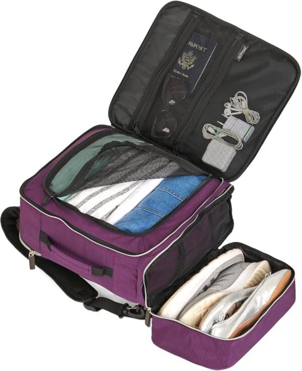 biaggi Carry Cube Backpack: TSA Approved Travel Ba... - Image 5