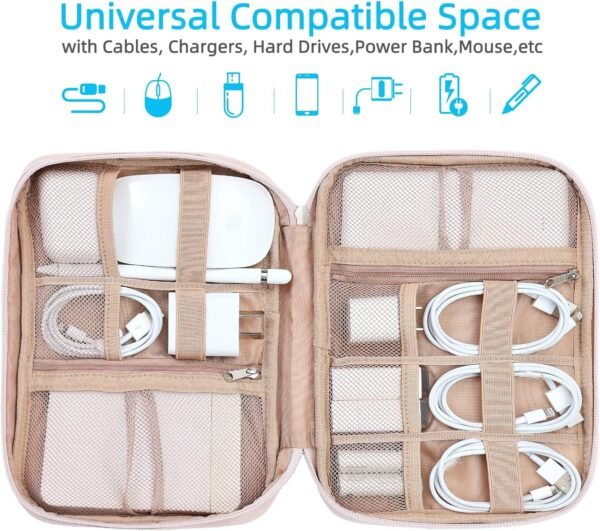 NISHEL Travel Cord Organizer Case, Tech Electronic... - Image 3