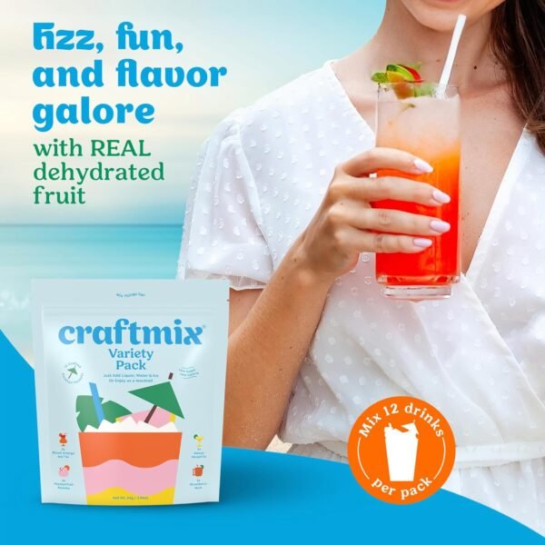 Craftmix Variety Pack, Makes 12 Drinks, Skinny Coc... - Image 5