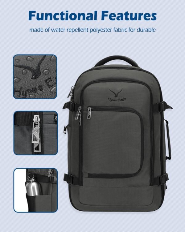Hynes Eagle Travel Backpack 40L Flight Approved Ca... - Image 10