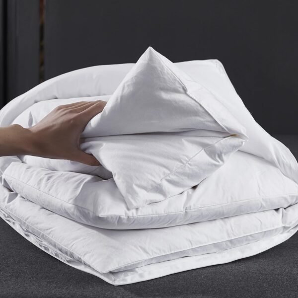 Three Geese Adjustable Layer Goose Feather Pillow,... - Image 5