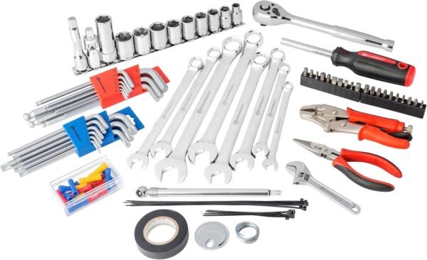 Powerbuilt 100 Piece Motorcycle Tool Kit with Roll... - Image 4
