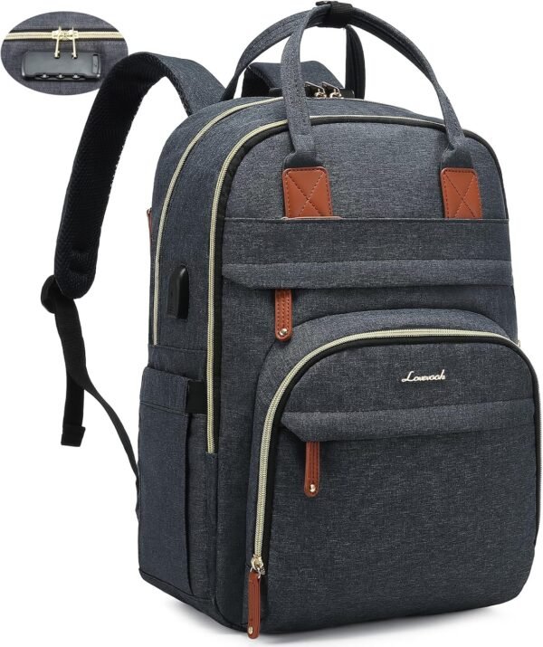 LOVEVOOK Laptop Backpack Purse for Women & Men, Un... - Image 2
