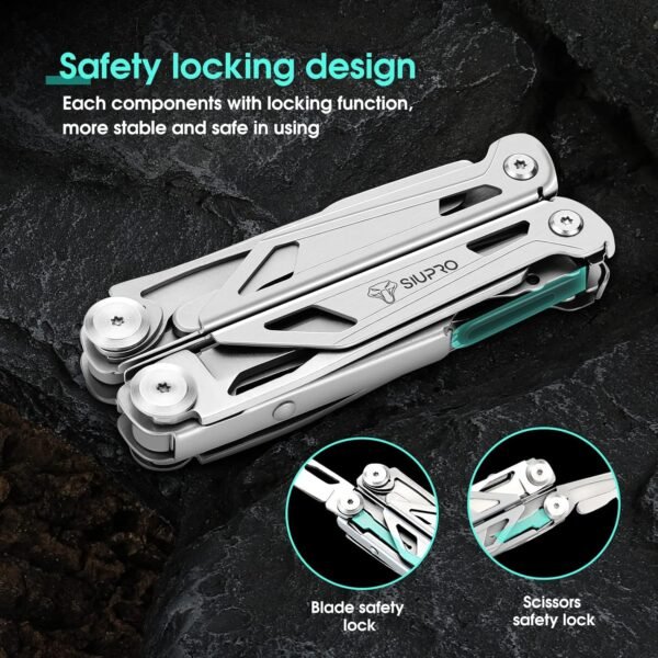 Multitool Pocket Knife for Men, Tactical Multi Too... - Image 5