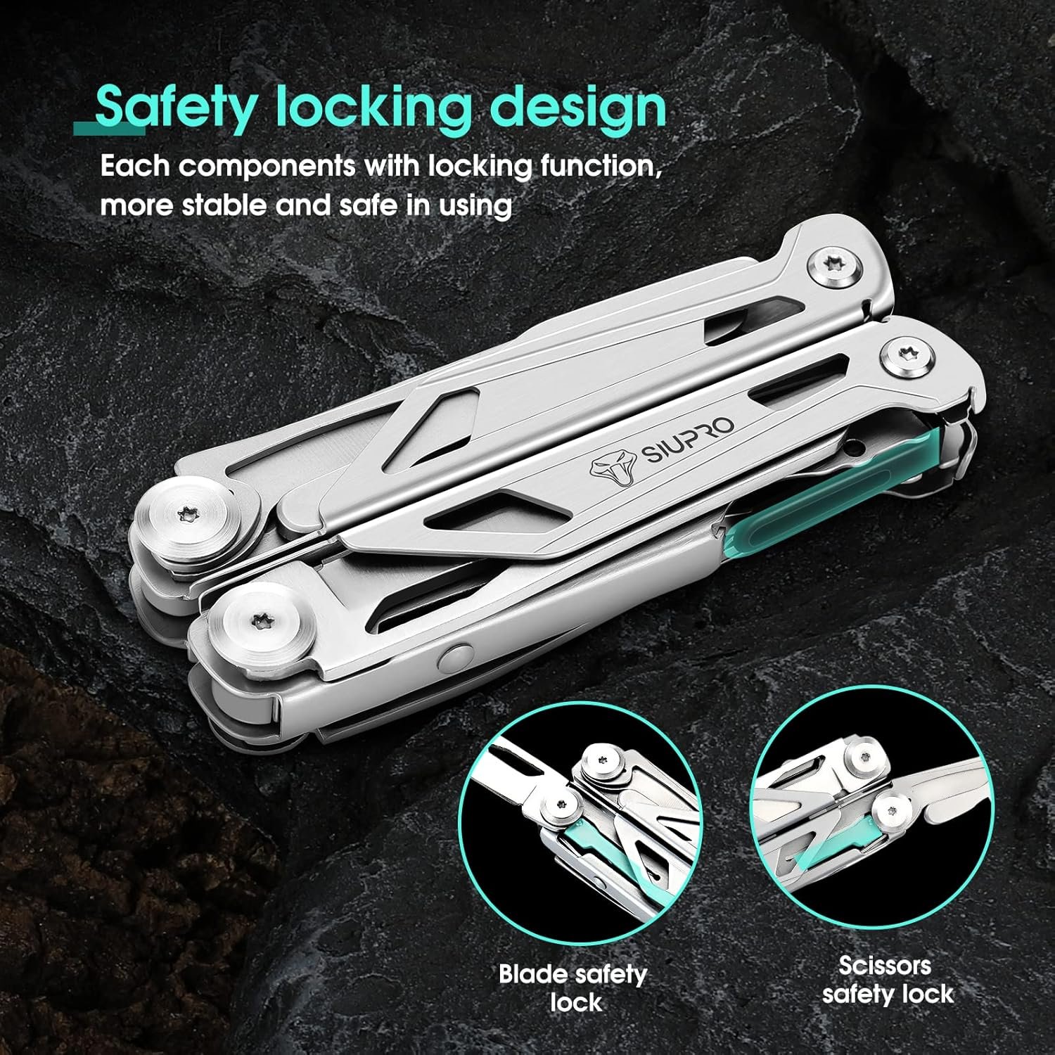 Multitool Pocket Knife for Men, Tactical Multi Too... - Image 5