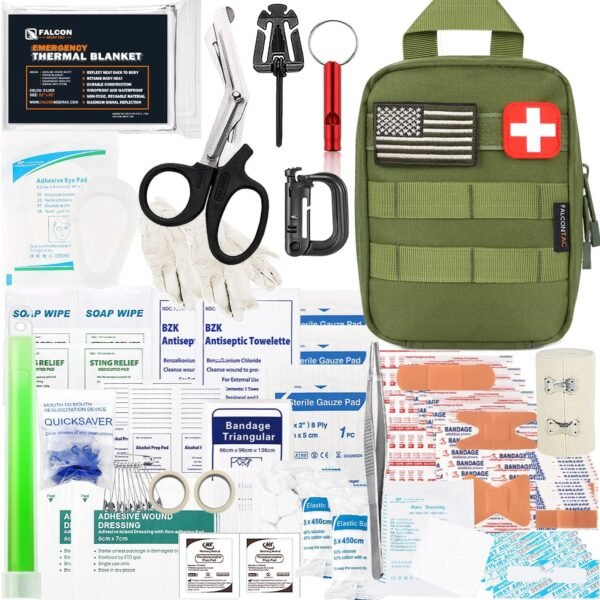 200 Pieces First Aid Kit IFAK Survival Kit Molle S... - Image 2