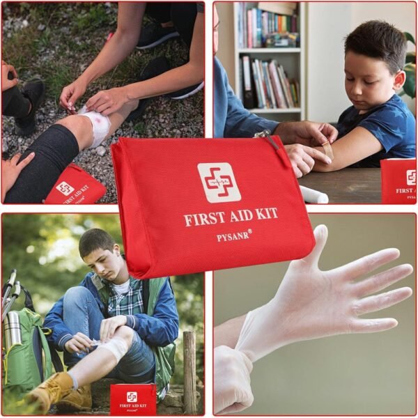 Small First Aid Kit, 150 Piece with Foil Blanket &... - Image 6