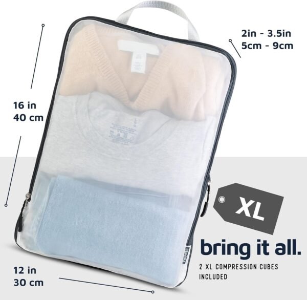 Large Packing Cube Set with See Through Mesh- Comp... - Image 6