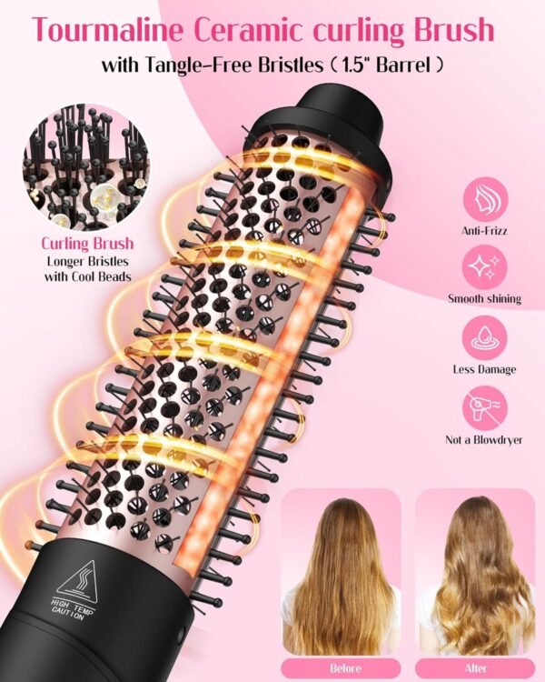 ANIEKIN 5 in 1 Curling Iron Set, Fast Heat Up Curl... - Image 4