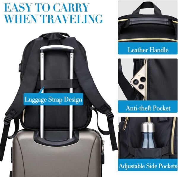 Travel Laptop Backpack, School Backpack for Teen G... - Image 6