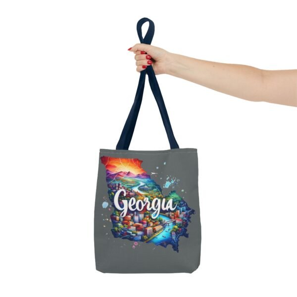 Georgia Tote Bag, Colorful State Map Tote, Travel Bag, Gift for Travelers, Stylish Grocery Tote, Eco-Friendly Bag - Image 62