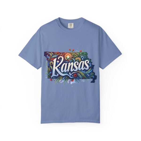 Kansas Floral Unisex T-Shirt, Graphic Tee, Gift for Kansans, State Pride Shirt, Casual Wear, Summer Shirt - Image 91