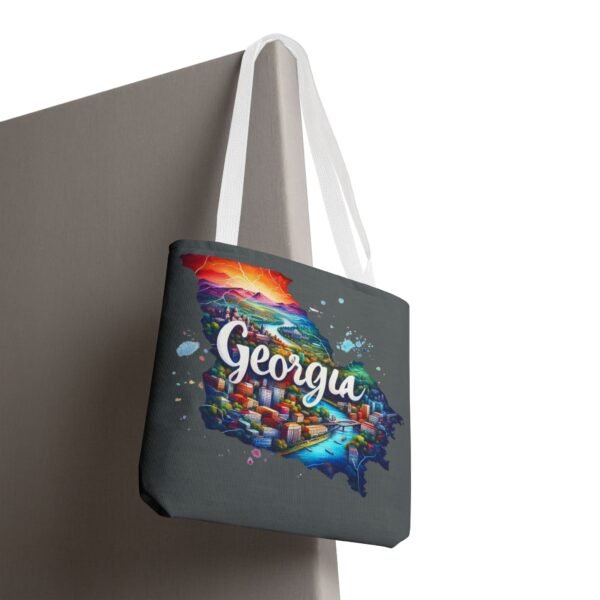 Georgia Tote Bag, Colorful State Map Tote, Travel Bag, Gift for Travelers, Stylish Grocery Tote, Eco-Friendly Bag - Image 35