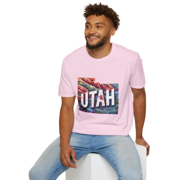 Utah Adventure T-Shirt, Unisex Softstyle Tee, Vintage Nature Shirt, Travel Gift, Summer Attire, Outdoor Lover Apparel - Image 119