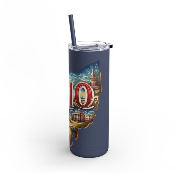 Ohio-themed Skinny Matte Tumbler, Stylish Travel Mug, Personalized Gift, Drinkware for Any Occasion, Home and Office Decor, Unique [...] - Image 54
