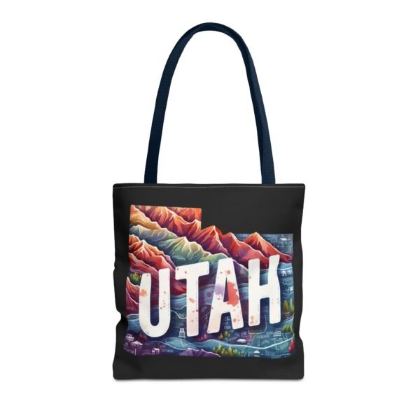 Utah Landscape Tote Bag, Eco-Friendly Shopping, Travel Accessory, Gift for Adventurers, Modern Design, AOP Tote - Image 53