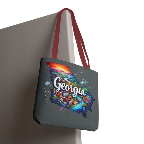 Georgia Tote Bag, Colorful State Map Tote, Travel Bag, Gift for Travelers, Stylish Grocery Tote, Eco-Friendly Bag - Image 30