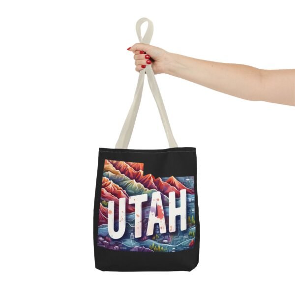 Utah Landscape Tote Bag, Eco-Friendly Shopping, Travel Accessory, Gift for Adventurers, Modern Design, AOP Tote - Image 40
