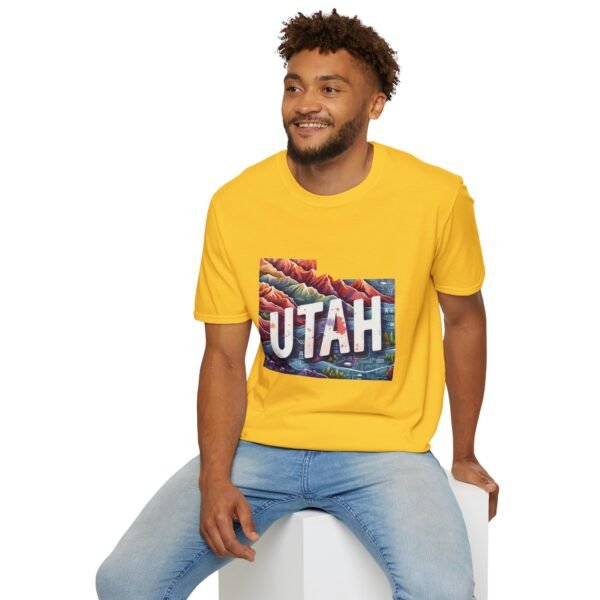 Utah Adventure T-Shirt, Unisex Softstyle Tee, Vintage Nature Shirt, Travel Gift, Summer Attire, Outdoor Lover Apparel - Image 31