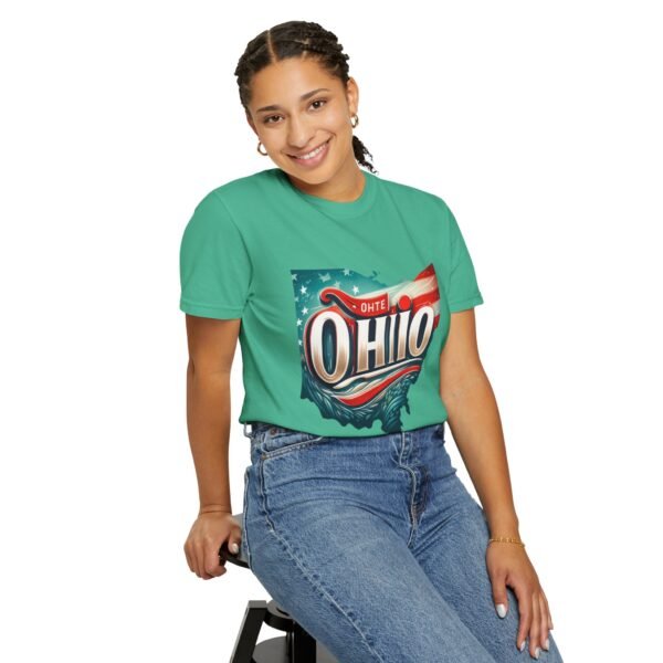 Ohio Vintage T-Shirt | Unisex Garment-Dyed Tee | Perfect for Summer, Festivals, and Casual Wear | Great Gift for Ohio Lovers - Image 34