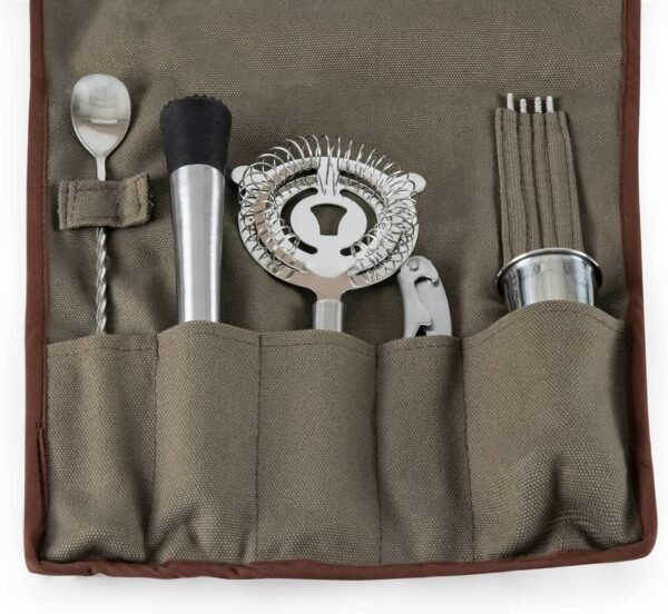 LEGACY - a Picnic Time brand, 10-Piece Bar Tool Ro... - Image 6