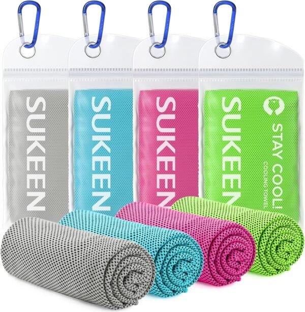 [4 Pack] Cooling Towel (40"x12"),Ice Towel,Soft Br... - Image 2