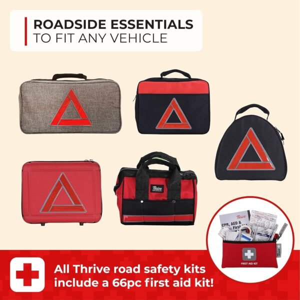 Thrive Roadside Car Emergency Kit (104 Pieces) - C... - Image 10