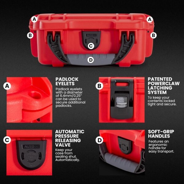 NANUK 903 Waterproof First Aid Box Empty – Durable... - Image 6