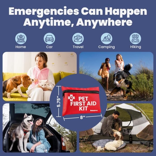 Dog First Aid Kit for Hiking & Travel - Vet Approv... - Image 8