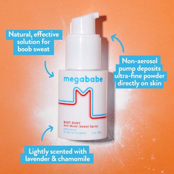 Megababe Sweat Absorbing Body Powder - Bust Dust, ... - Image 3