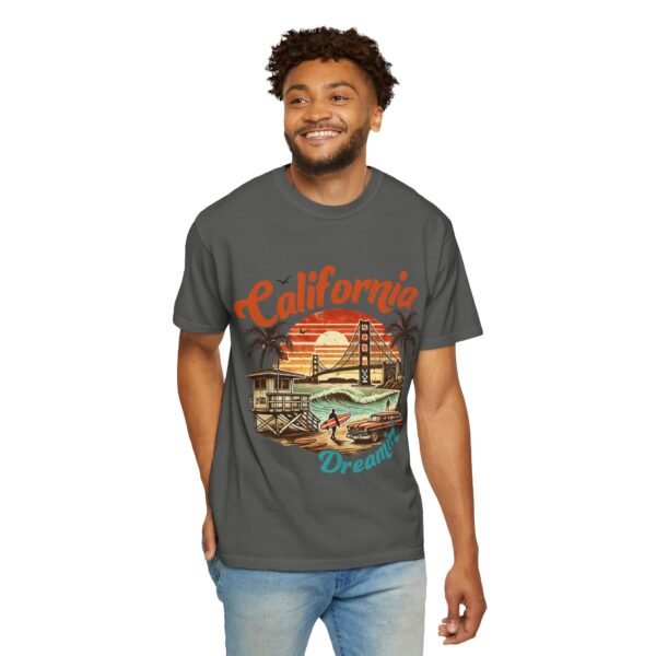 California Dreamin' Unisex Garment-Dyed T-Shirt, Vintage Style Tee, Summer Apparel, Beachwear, Tourist Souvenir, Gift for Travelers - Image 51