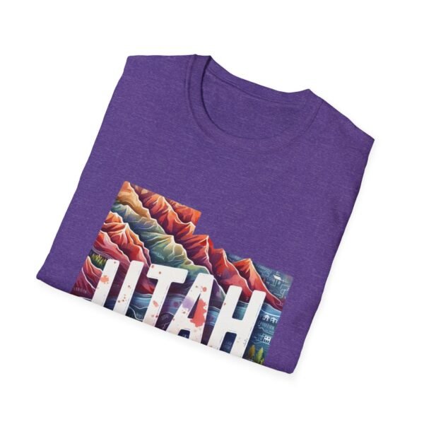 Utah Adventure T-Shirt, Unisex Softstyle Tee, Vintage Nature Shirt, Travel Gift, Summer Attire, Outdoor Lover Apparel - Image 108