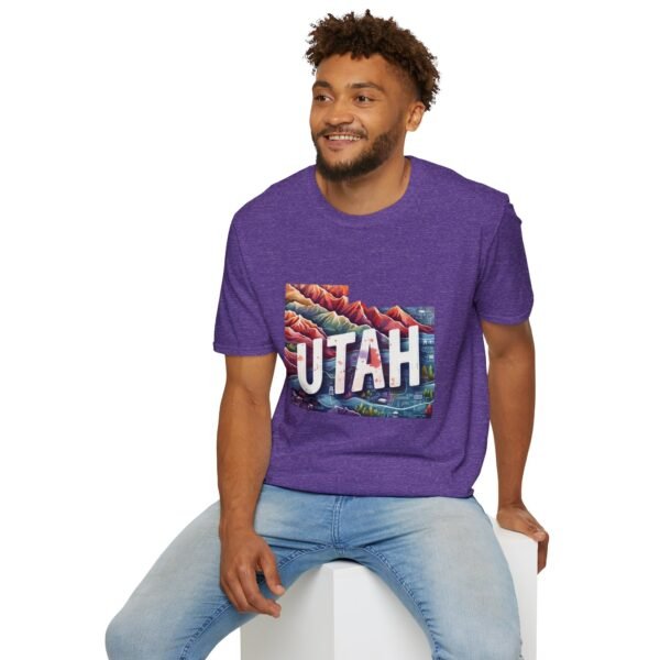 Utah Adventure T-Shirt, Unisex Softstyle Tee, Vintage Nature Shirt, Travel Gift, Summer Attire, Outdoor Lover Apparel - Image 111