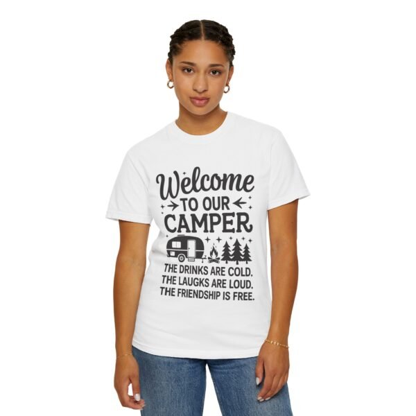Welcome to Our Camper T-shirt, Casual Camping Tee, Unisex Outdoor Apparel, Gift for Campers, Funny Travel Shirt, Summer Adventure Top - Image 10