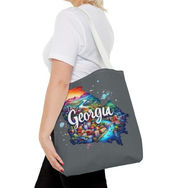 Georgia Tote Bag, Colorful State Map Tote, Travel Bag, Gift for Travelers, Stylish Grocery Tote, Eco-Friendly Bag - Image 37