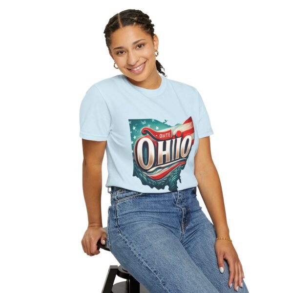 Ohio Vintage T-Shirt | Unisex Garment-Dyed Tee | Perfect for Summer, Festivals, and Casual Wear | Great Gift for Ohio Lovers - Image 44