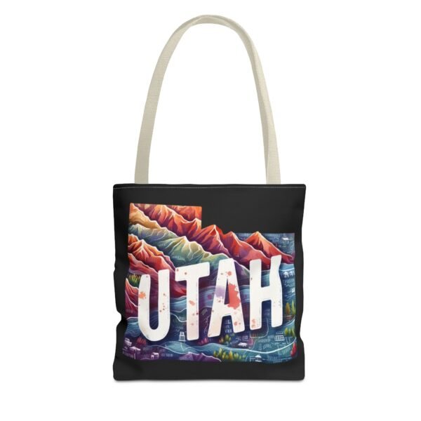 Utah Landscape Tote Bag, Eco-Friendly Shopping, Travel Accessory, Gift for Adventurers, Modern Design, AOP Tote - Image 37