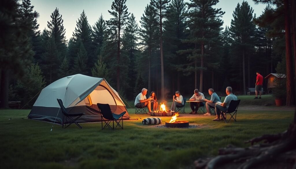 family camping
