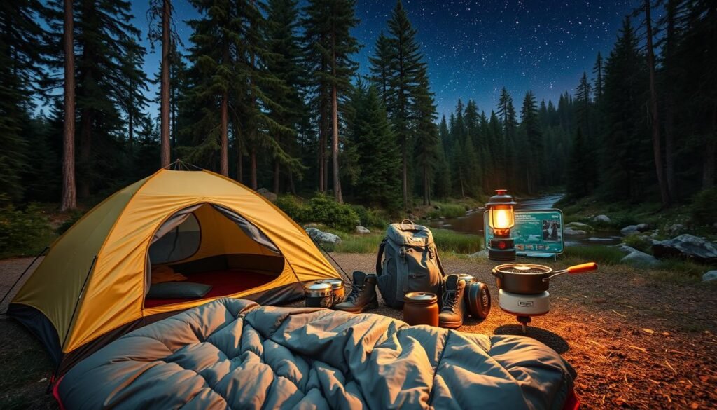 family camping gear