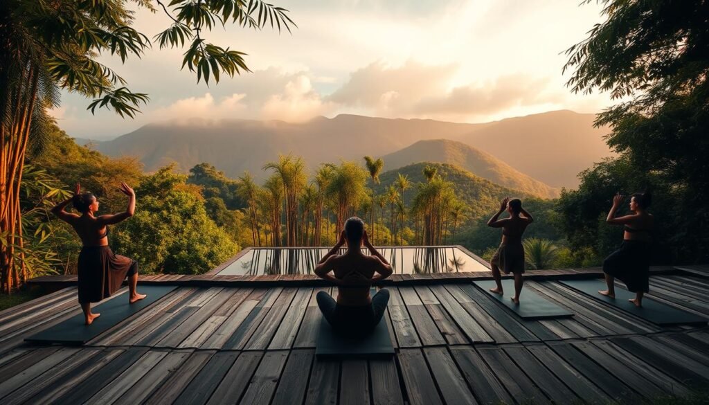 silent yoga retreat