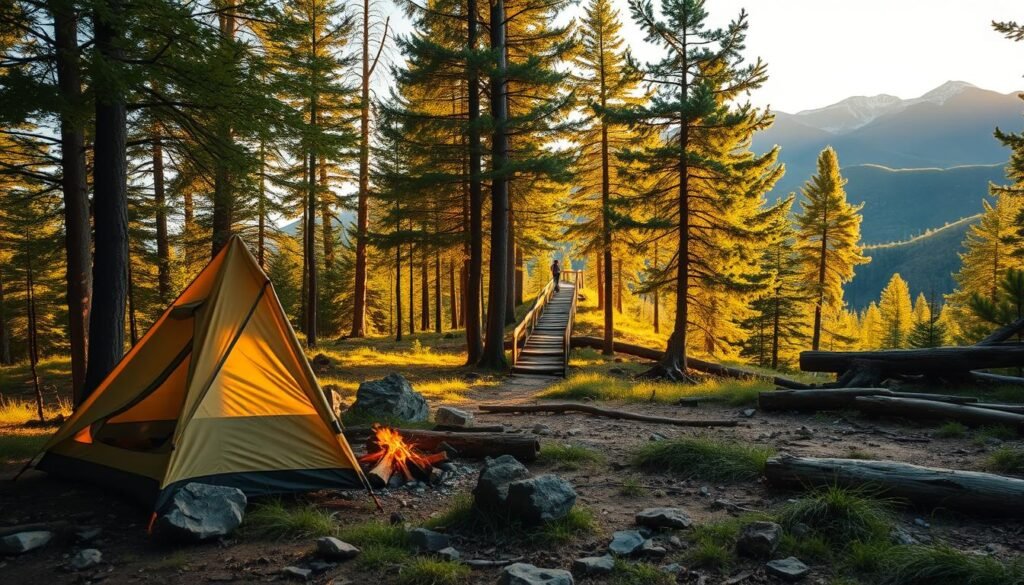 tent camping