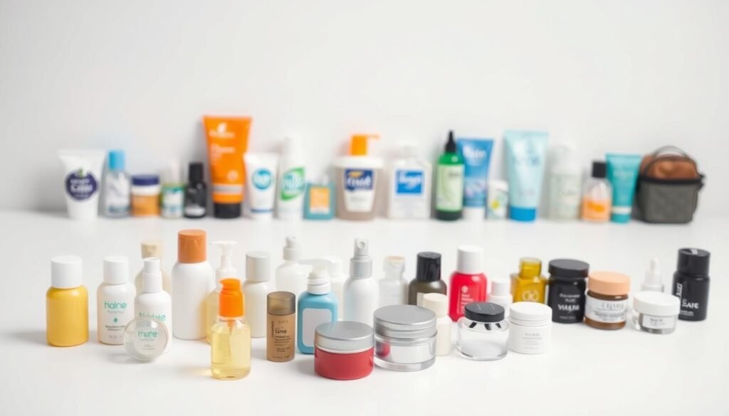 travel-size toiletries