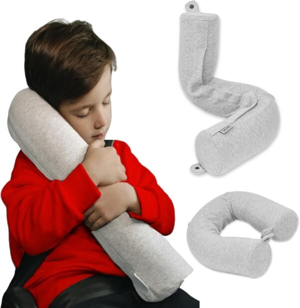 Dot&Dot Twist Memory Foam Kids Travel Pillow for A... - Image 2
