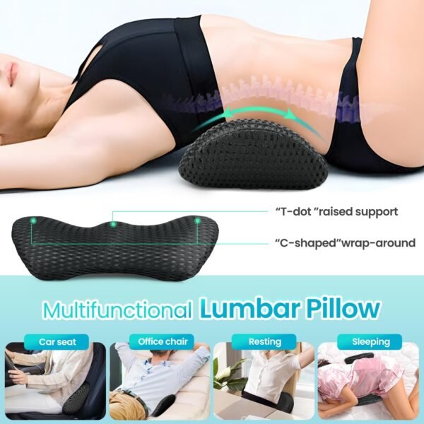 AgoKud Lumbar Pillow,Lumbar Support Pillow for Car... - Image 3