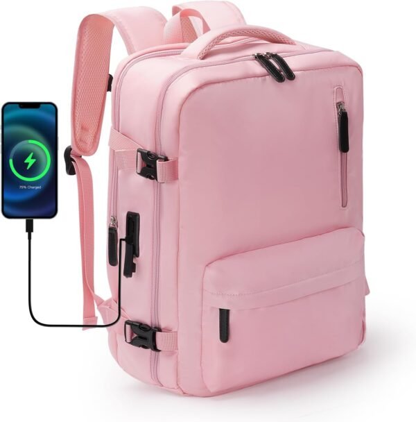 Travel Backpack for Women, 15.6 Inch Laptop Backpa... - Image 2