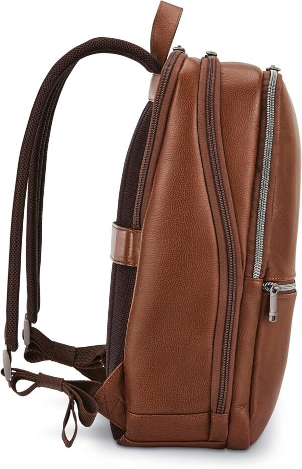 Samsonite Classic Leather Slim Backpack - Image 4