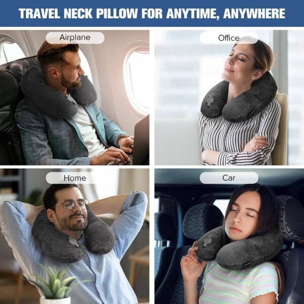 Rewondah Inflatable Travel Pillow for Sleeping Air... - Image 5